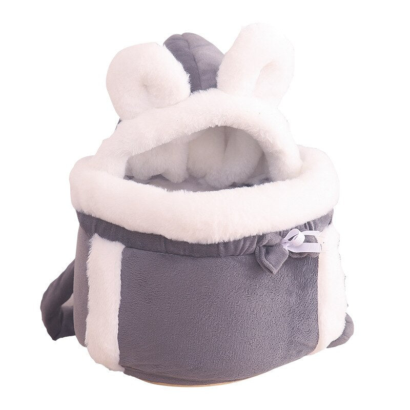 Worm Fluffy Cat Carrier Backpack