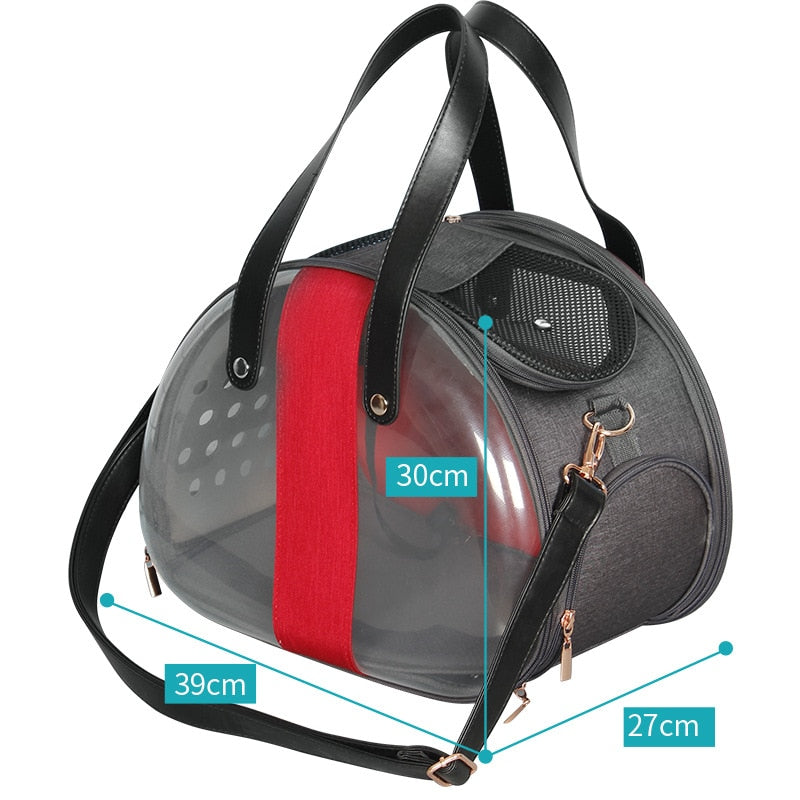 Transparent Cats Carrier Bag For Travelling
