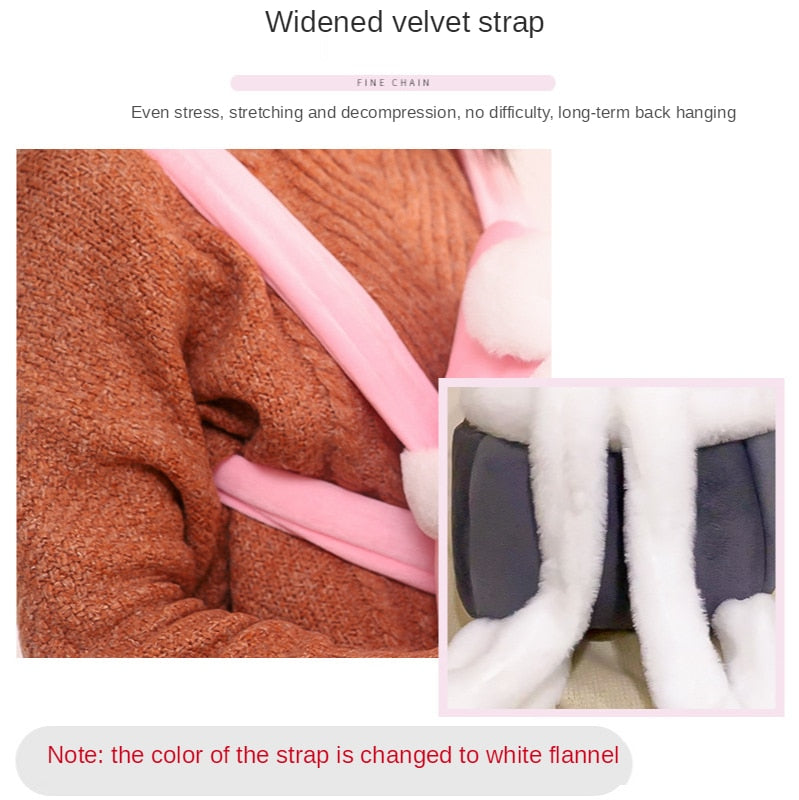 Worm Fluffy Cat Carrier Backpack