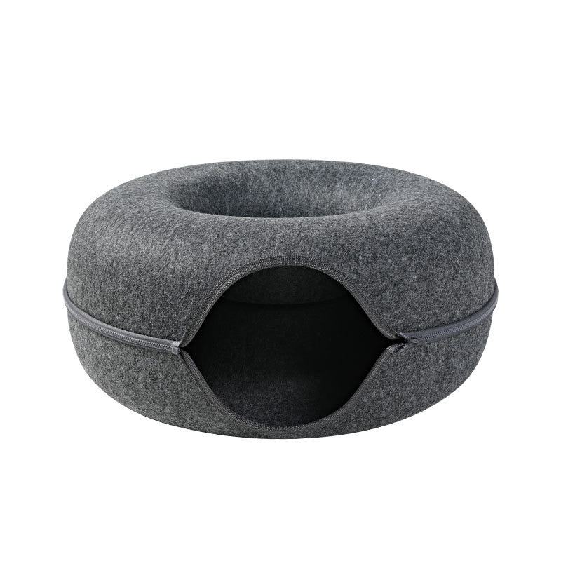 Donut Shape Cat Tunnel Bed