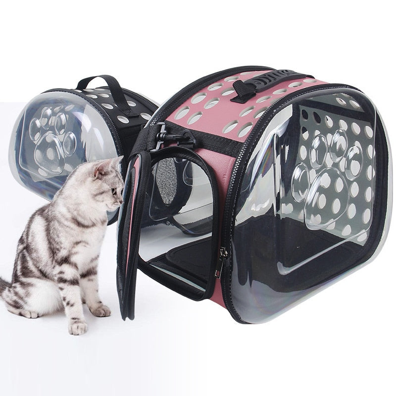 Transparent Cat Bagpack | Travel Carrying Handbag For Pets