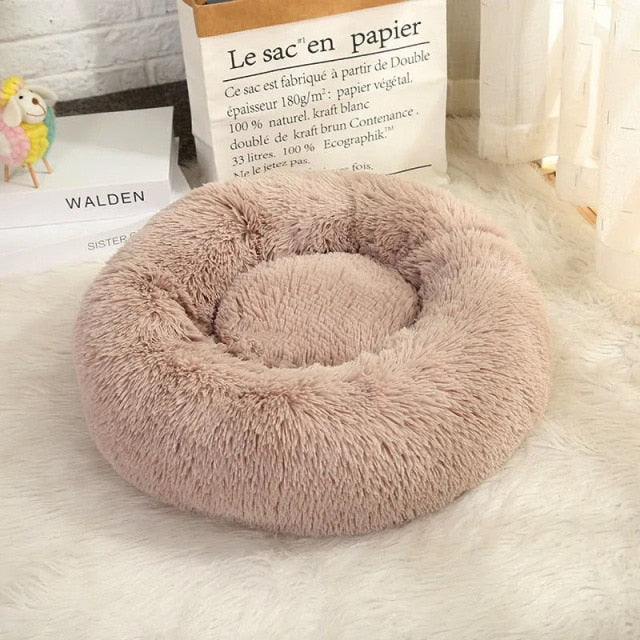 Soft Plush Cat Warm Basket