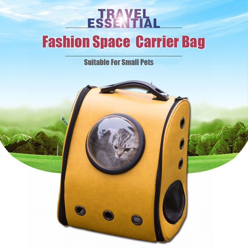 Cat Carrier Backpack with Glass Bubble