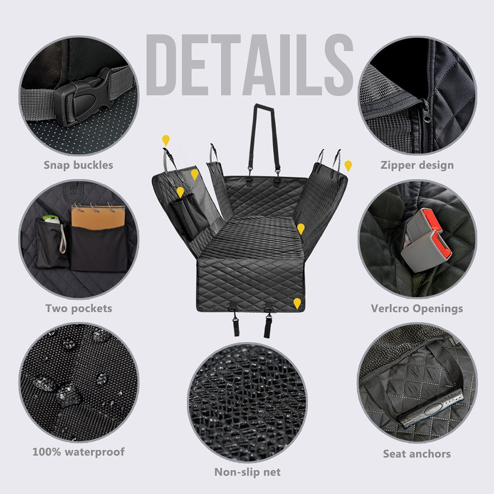 Waterproof Car Back Seat Mat for Cats