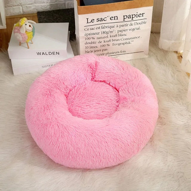 Soft Plush Cat Warm Basket